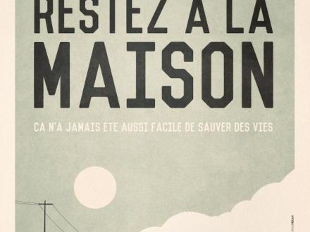 restez à la maison